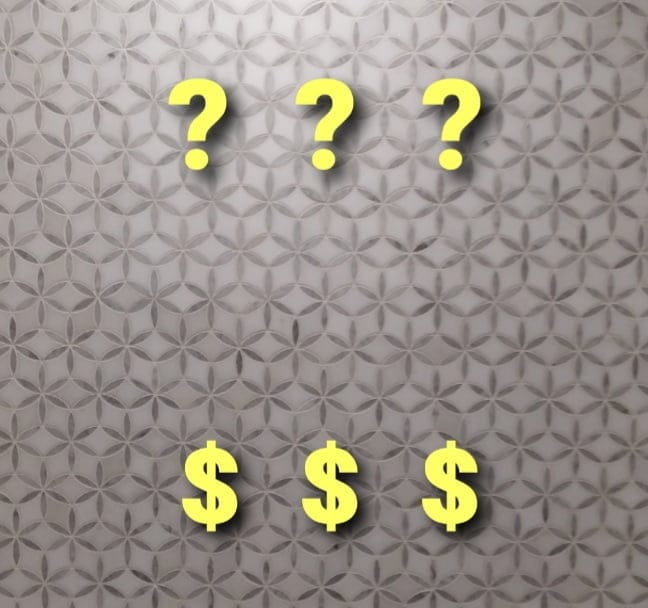 Tile spacer cost