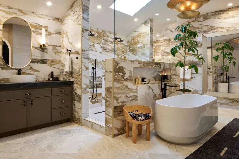 Bathroom tile design