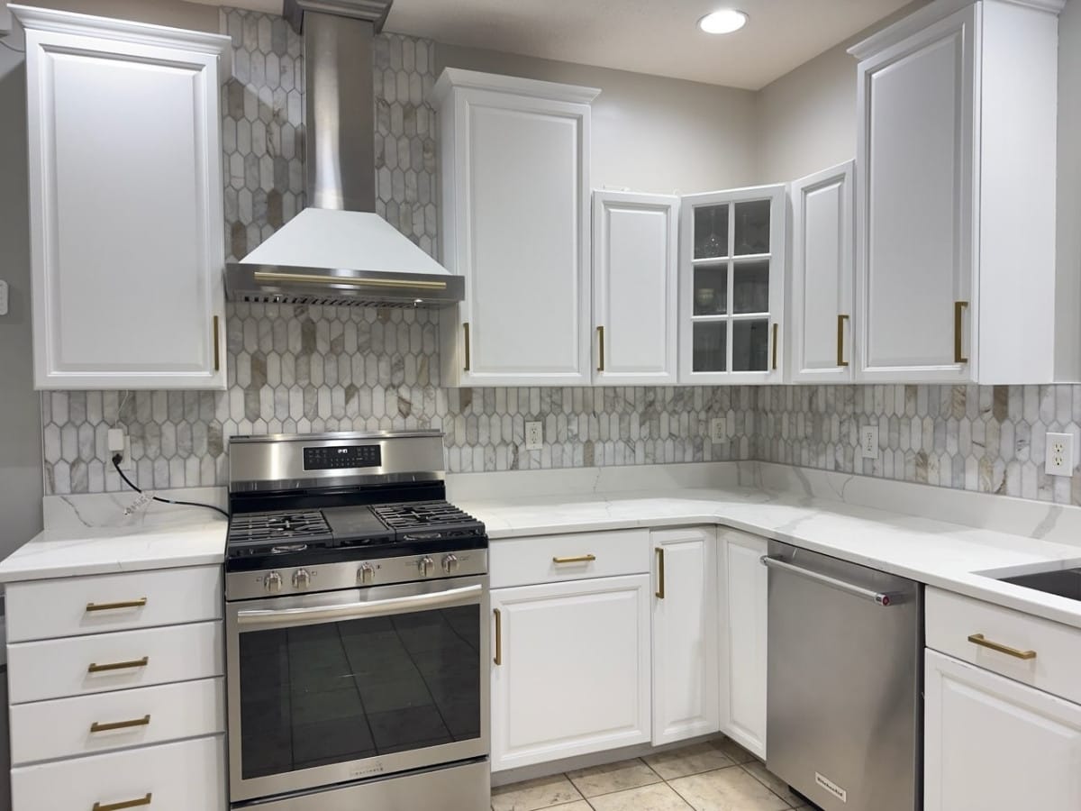 Natural stone grout color by SAVU LLC