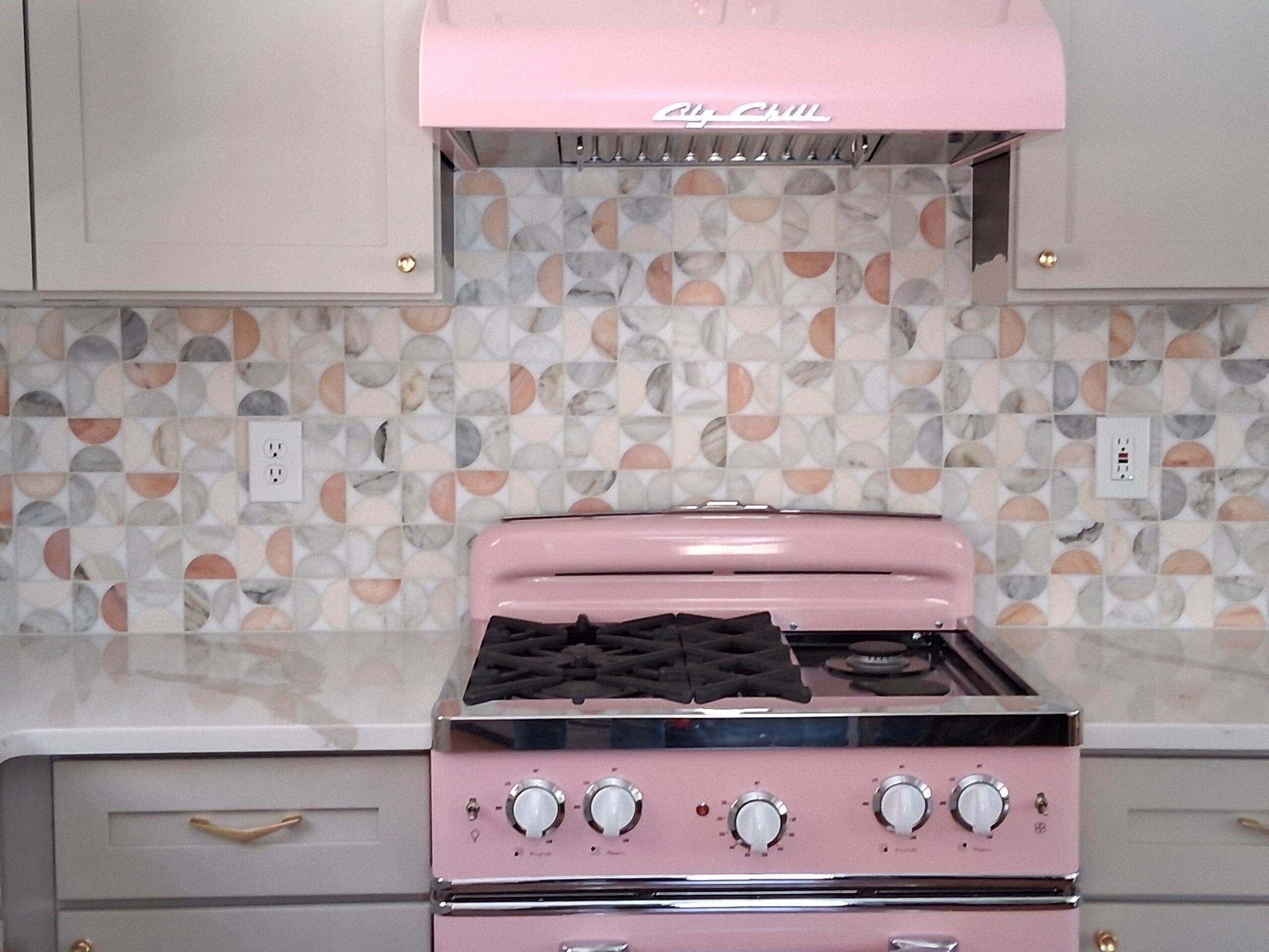 Mosaic & Penny Tile Installation