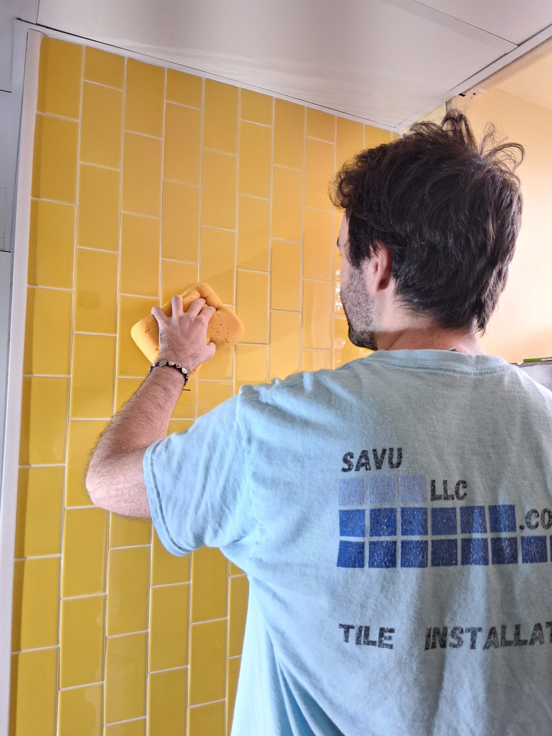Yellow Subway Tile