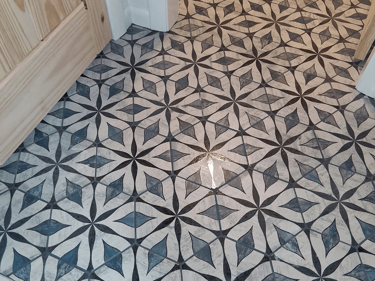 Bathroom Floor Tile by SAVU LLC