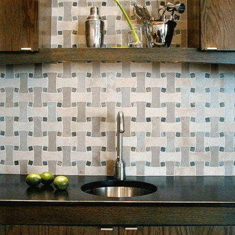 Basketweave tile